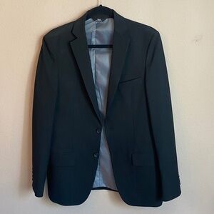J.M. HAGGAR Black  Slim Fit Suit Jacket 38R